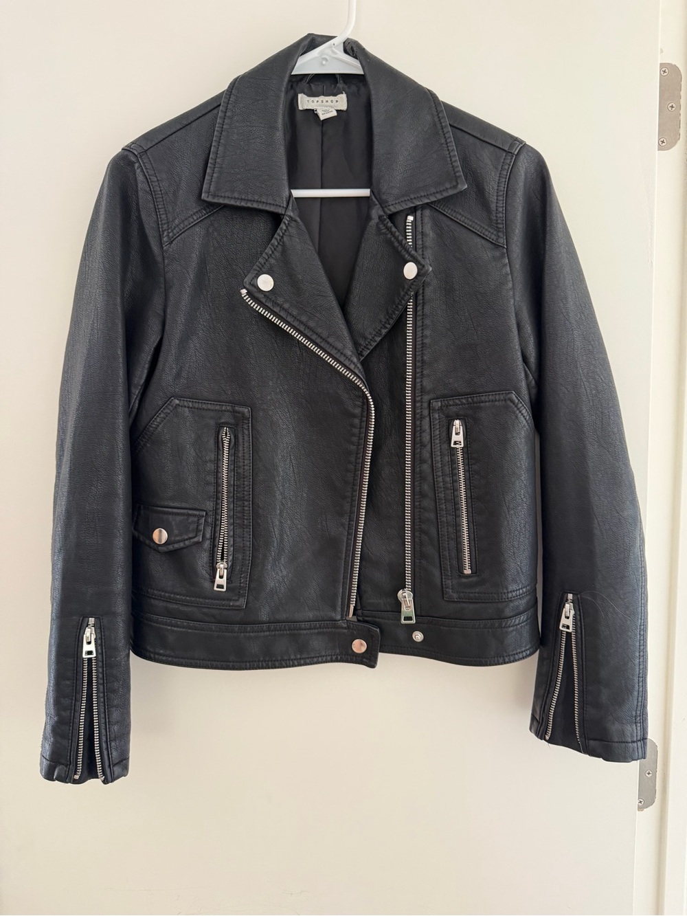 Topshop Teddy Biker Jacket